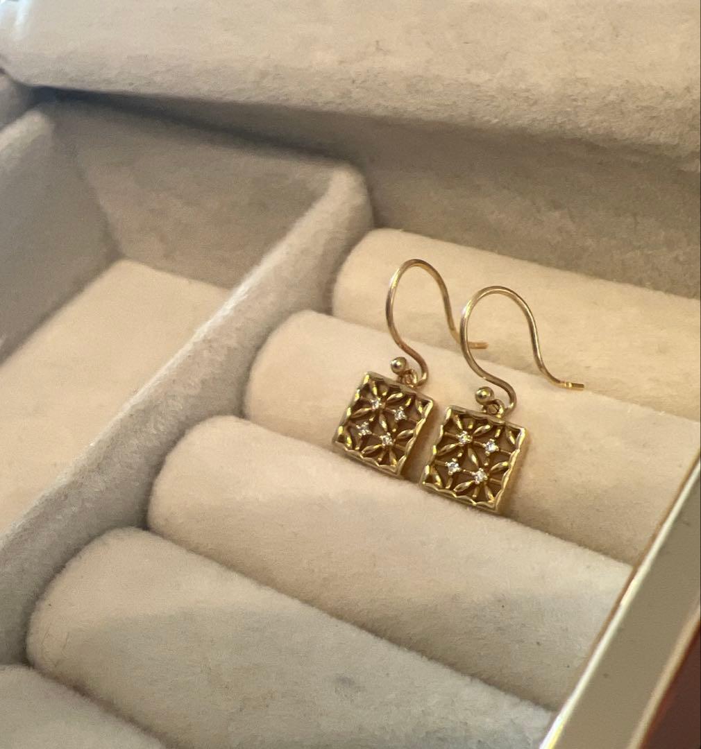 ete k18 ダイヤモンドピアス