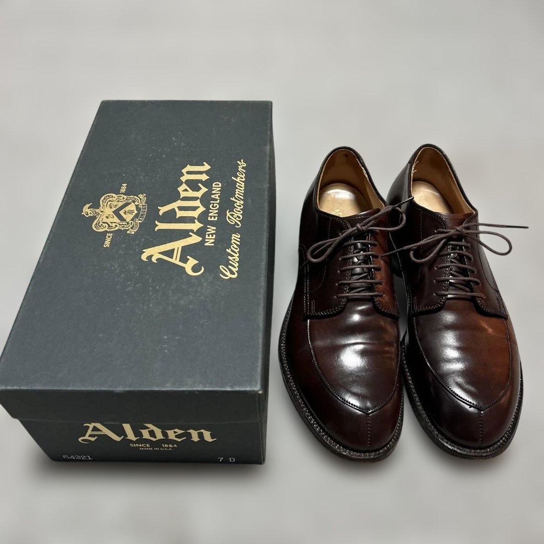 Alden Vチップ コードヴァン 7D