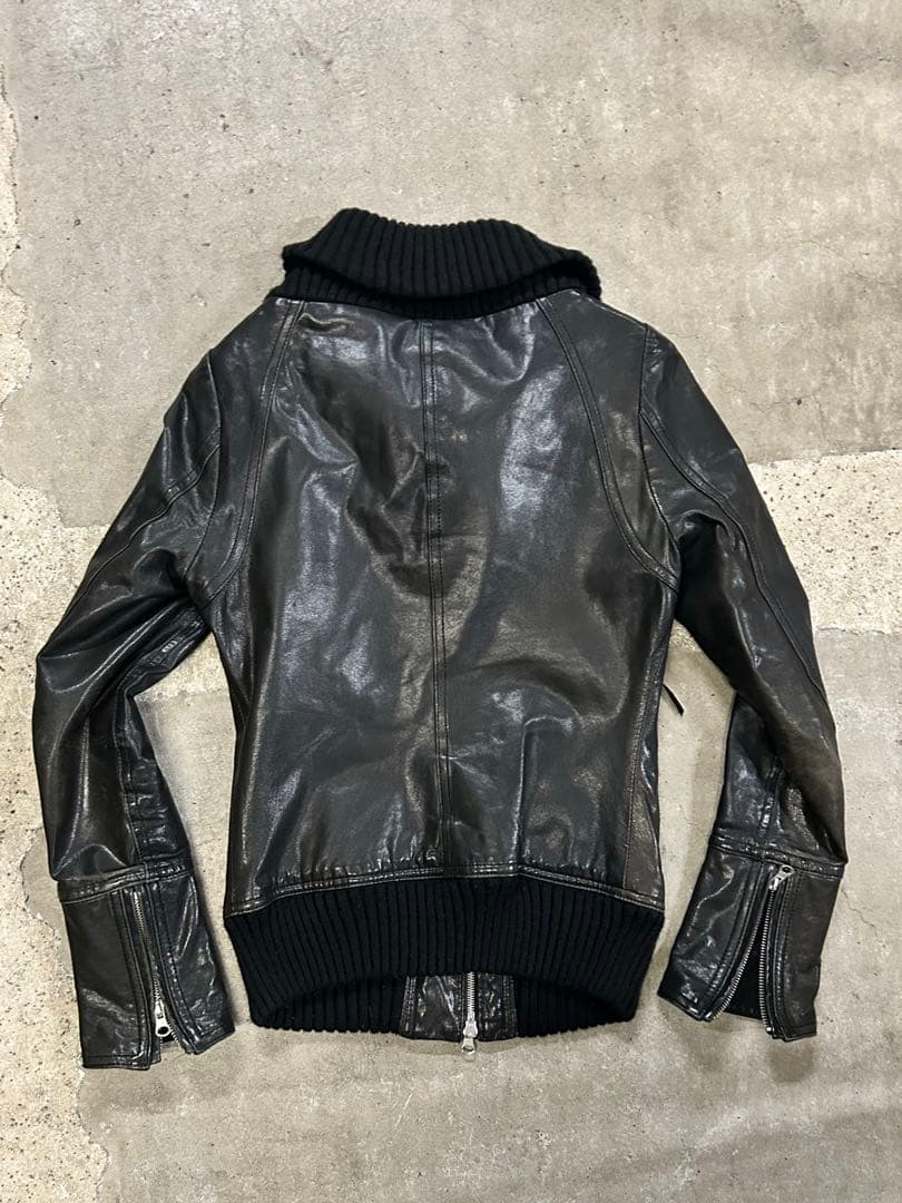 値下げ中【archive】ラムレザー シングルライダース ジャケット 本革