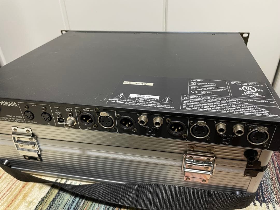 Yamaha SPX2000 マルチエフェクター　動作不明