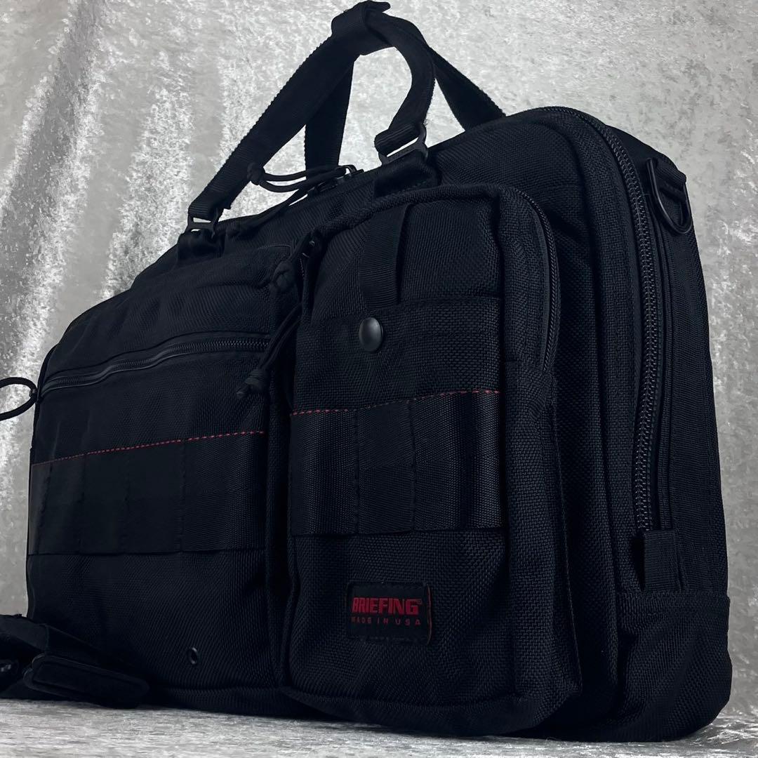 完売品 美品 ブリーフィング トゥモローランド別注 A4ライナー ブラック 通勤