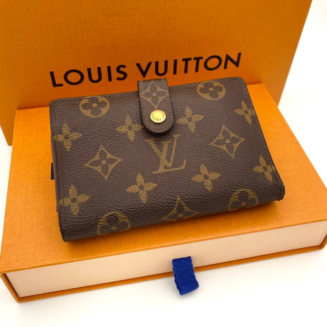 新型❣️ ルイヴィトン モノグラム ヴィエノワ がま口 折り財布
