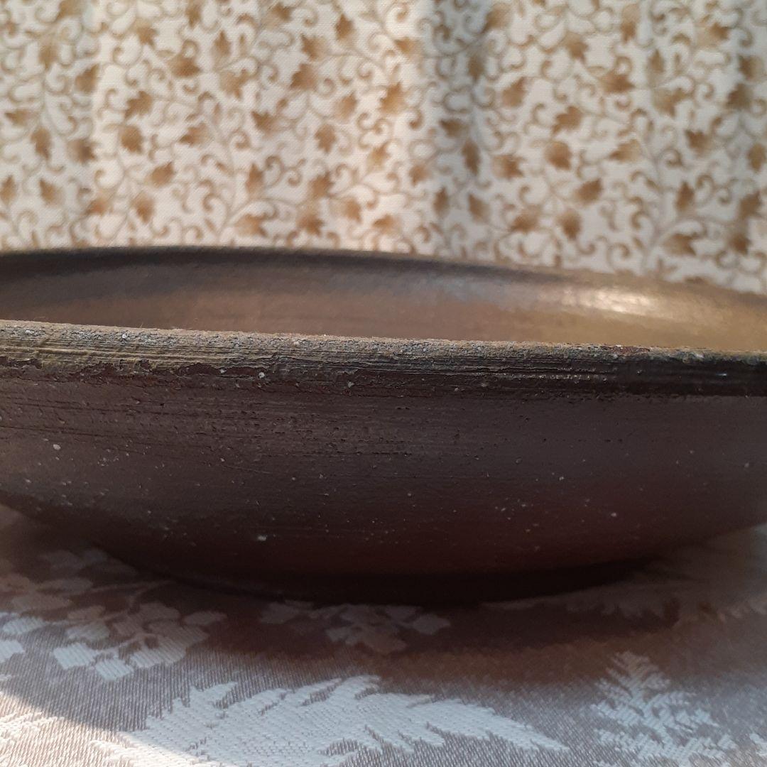 故、石田陶春　作　焼締め大鉢