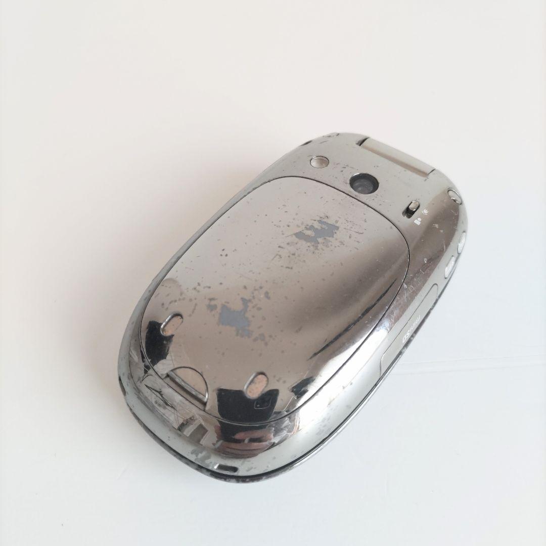 au ガラケー PENCK ペンク W31H メタリック サイトウマコト