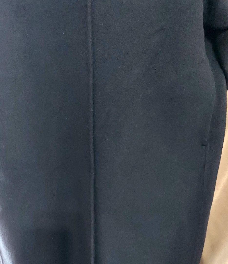 Deuxiemeclasse◇24AW◇ウールアンゴラ リバーコート◇ネイビー