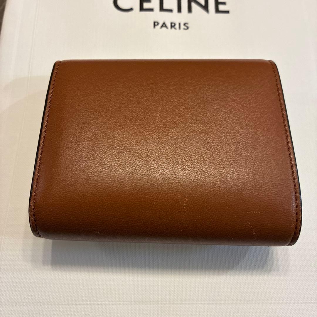CELINE トリオンフ　スモールフラップウォレット