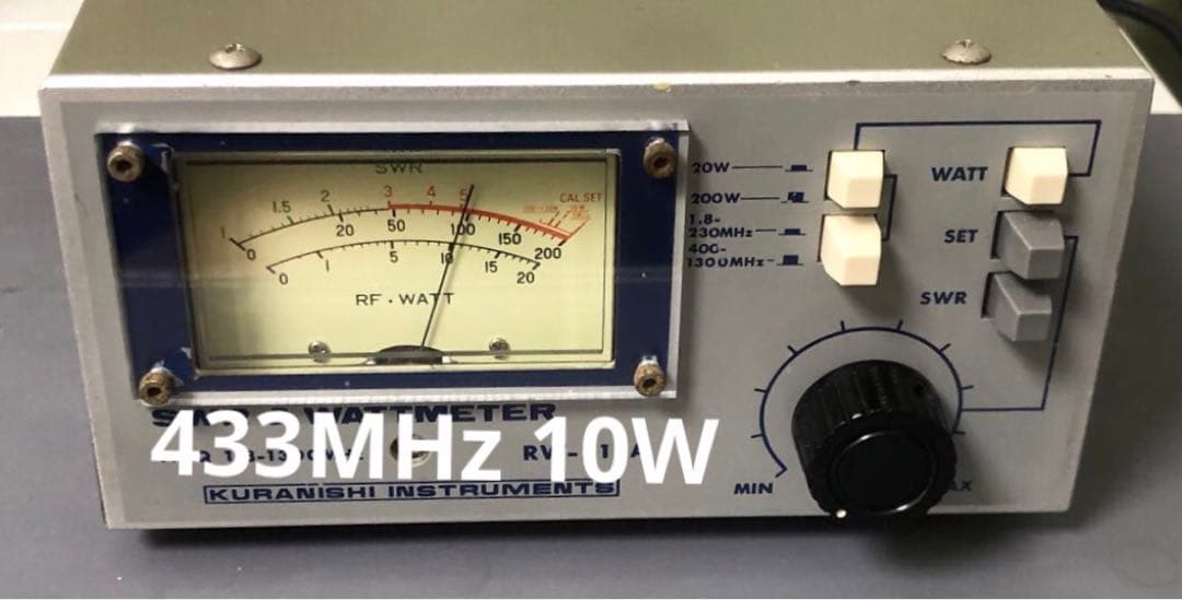 KURANISHI RW-211A SWR&WATTメーター