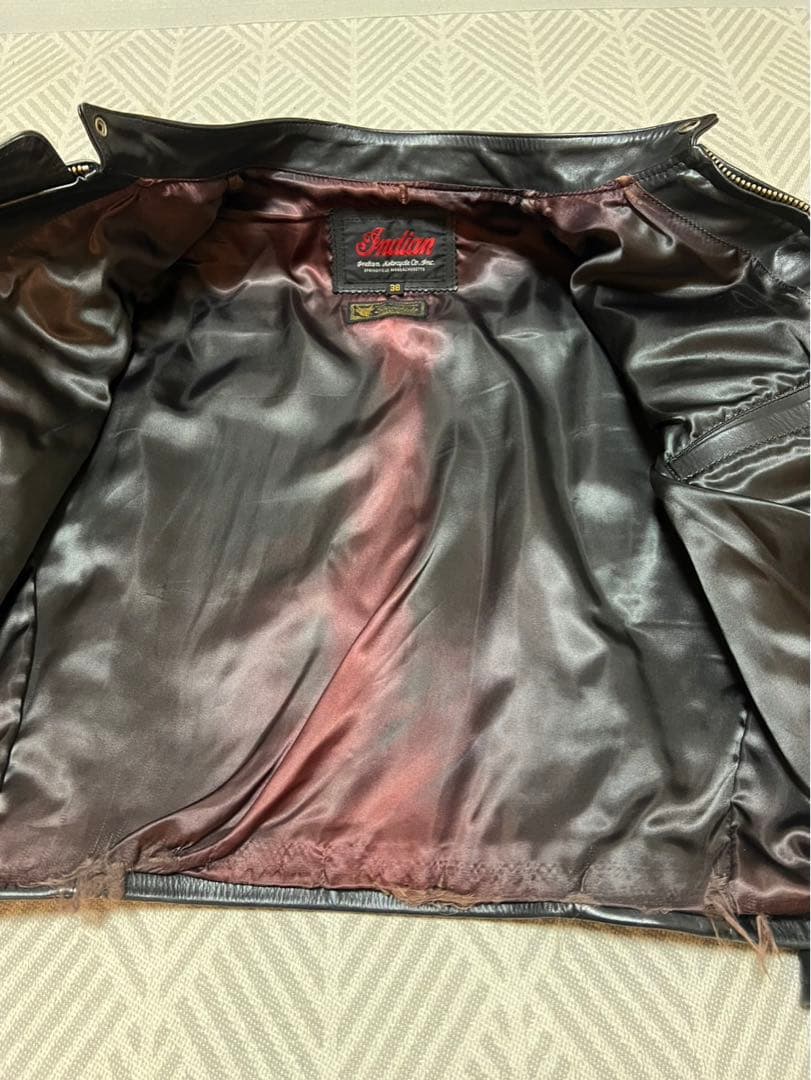 Indian レザージャケット サイズ38