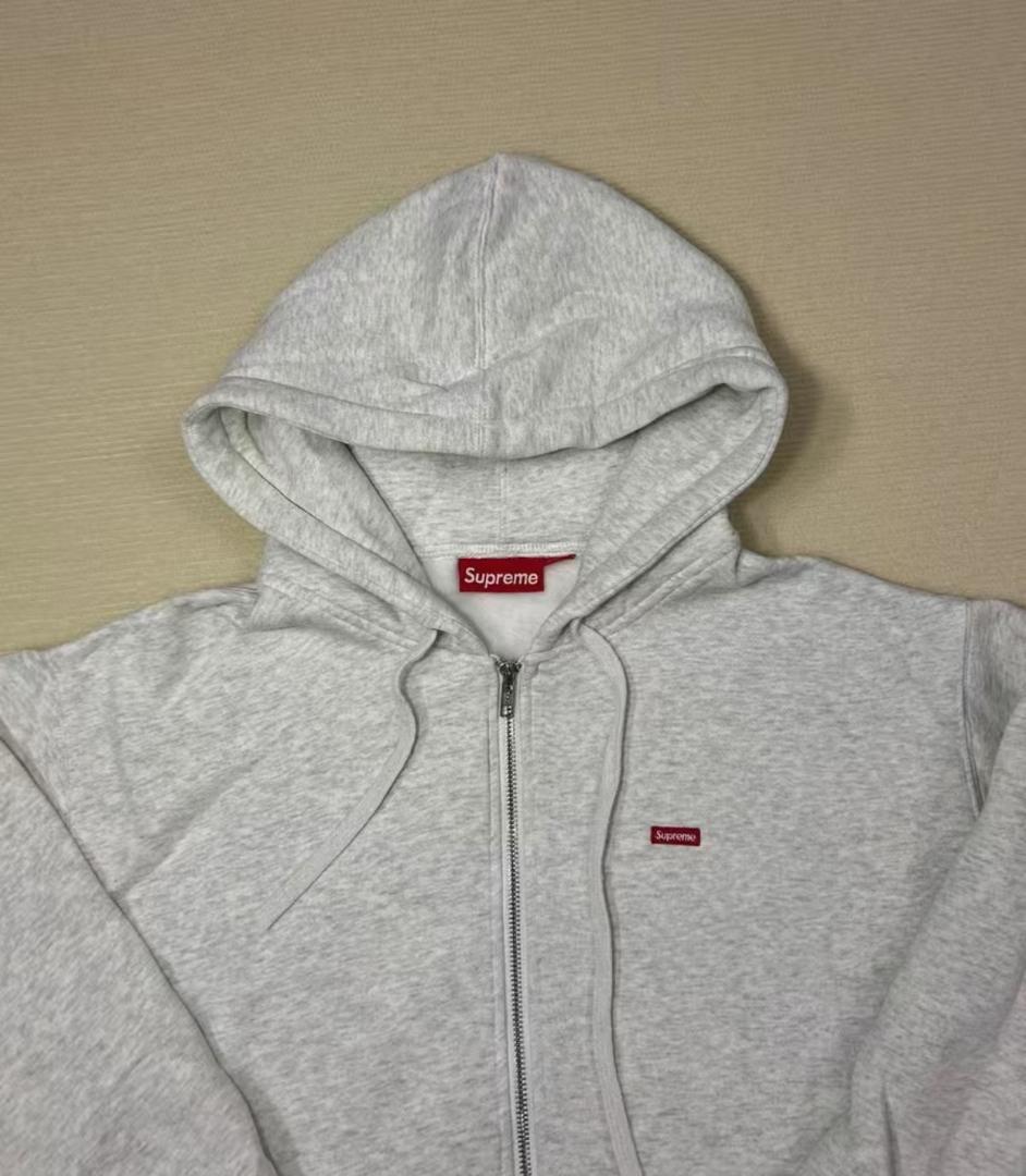 Supreme スモールボックスロゴ ジップアップ フーディー