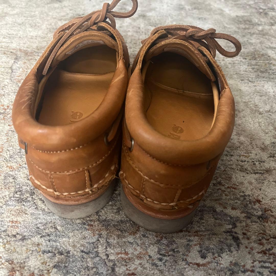 Timberland ブラウン デッキシューズ　3eye