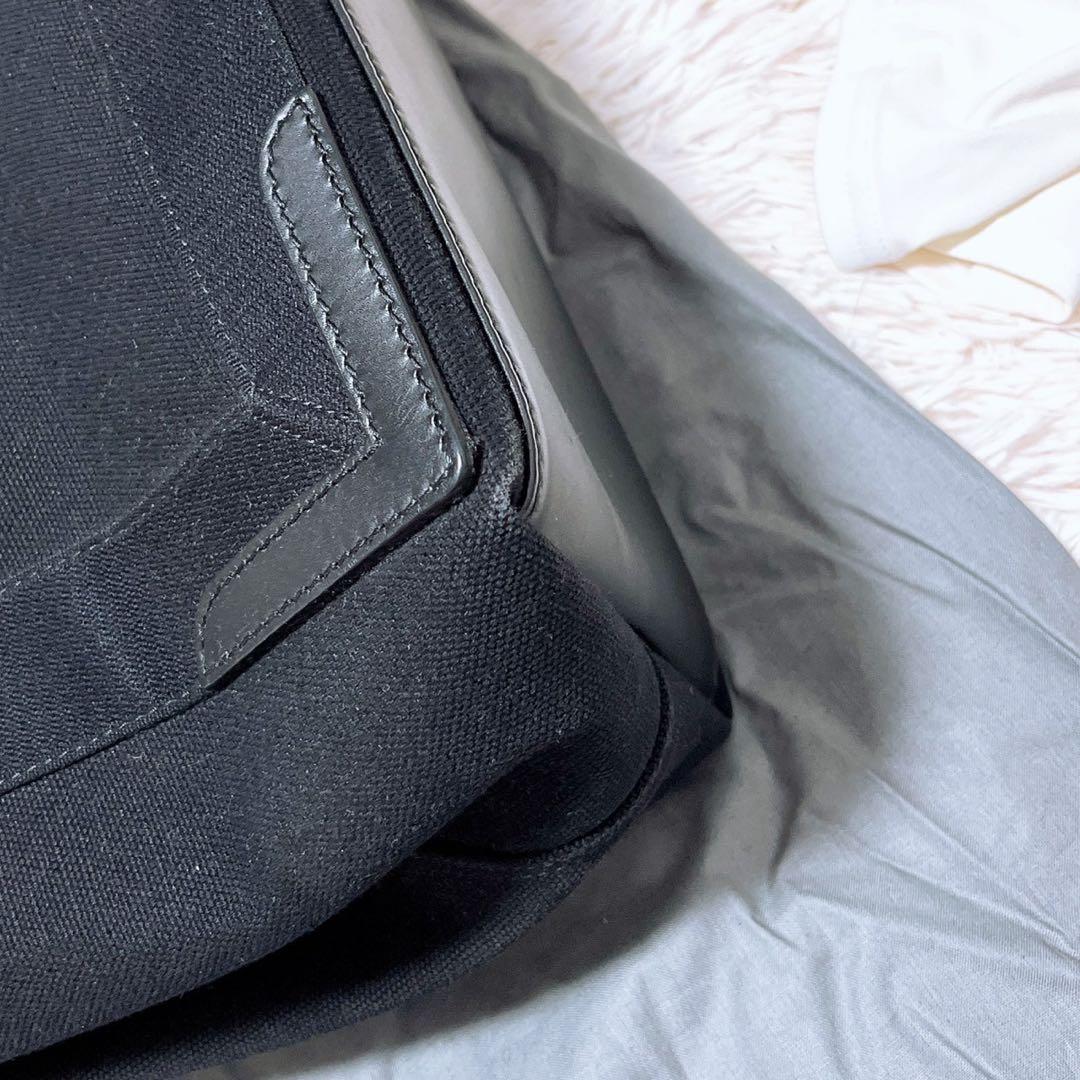 美品 BALENCIAGA ハンドバッグ トートバッグ ネイビーカバスS