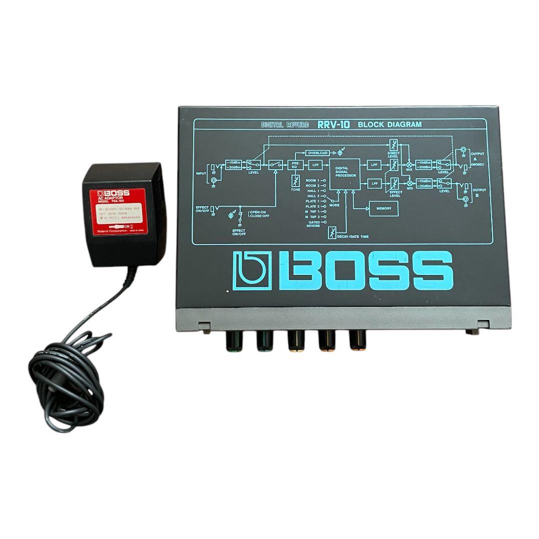 BOSS RRVー10 デジタルリバーブ　正規電源付き　美品　貴重