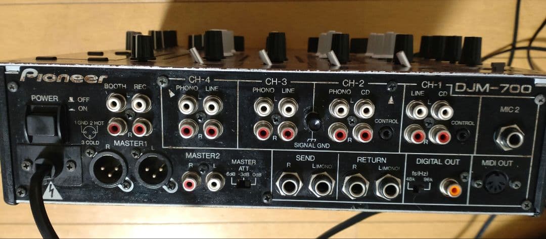 Pioneer DJM-700 動作確認済み CHクロスフェーダー交換　送料込み