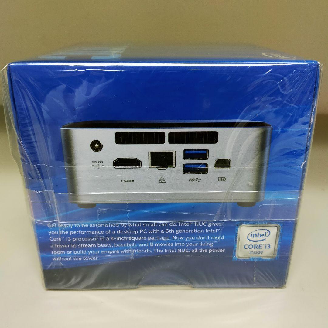 Intel NUC Core i3搭載小型PCベアボーンBOXNUC6I3SYH