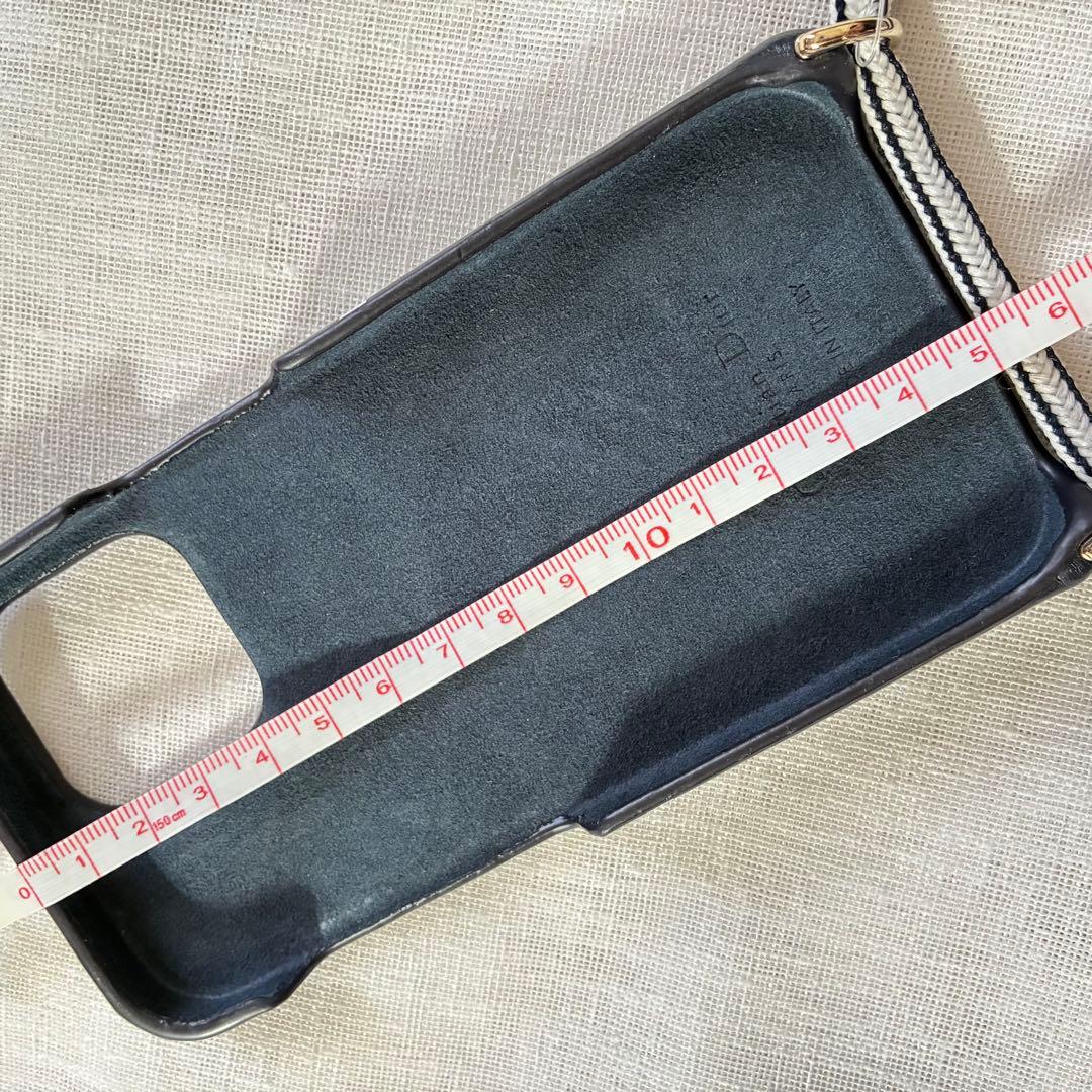 CHRISTIAN DIOR ストラップ付きiPhoneケース iPhone15