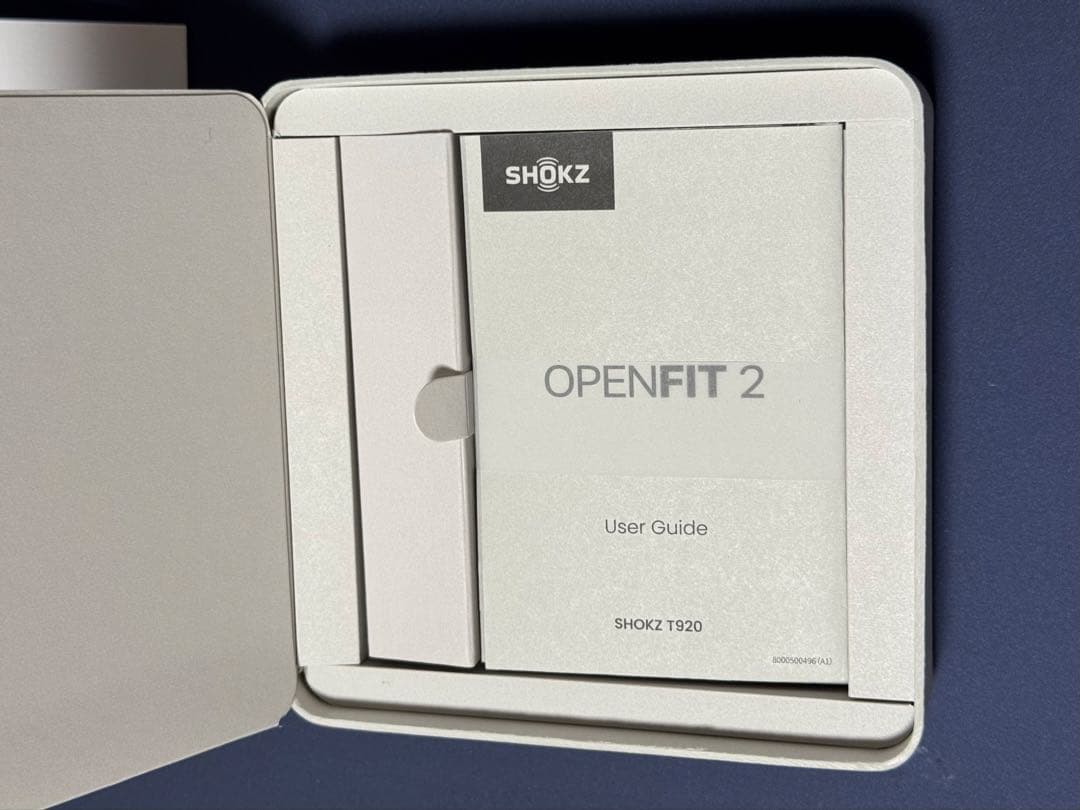 【美品】 Shokz OpenFit2 オープンイヤーイヤホン ブラック 使用少