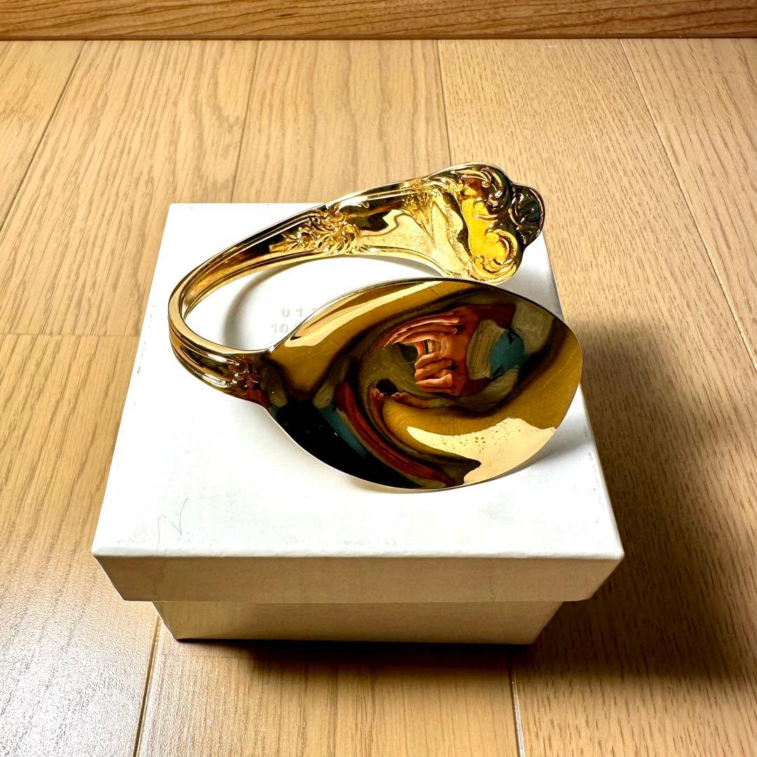 名作　希少　maison margiela スプーンバングル