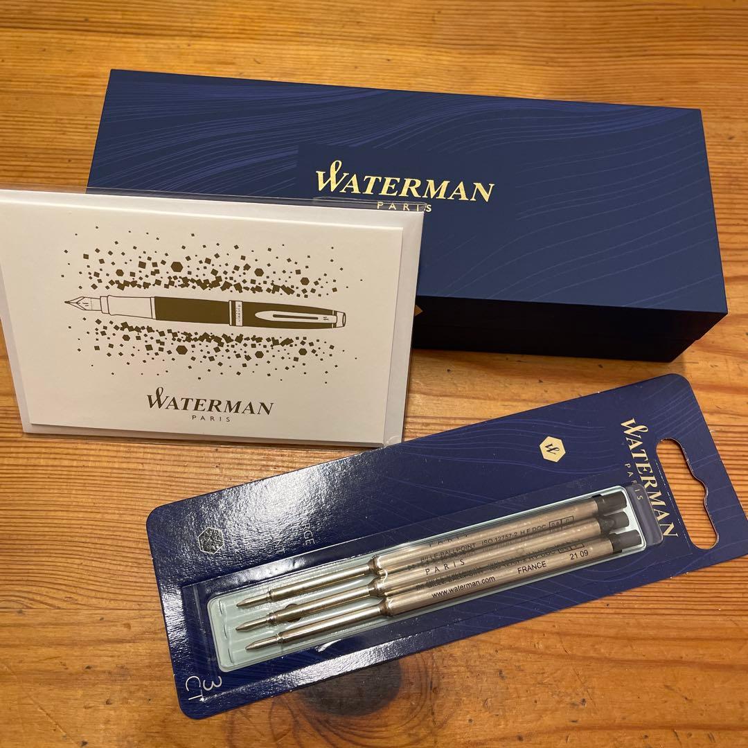 新品・未使用　Waterman ボールペン 替え芯付き