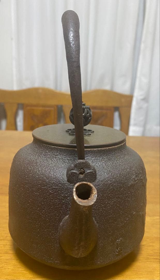 清光銘　鉄瓶　茶道具