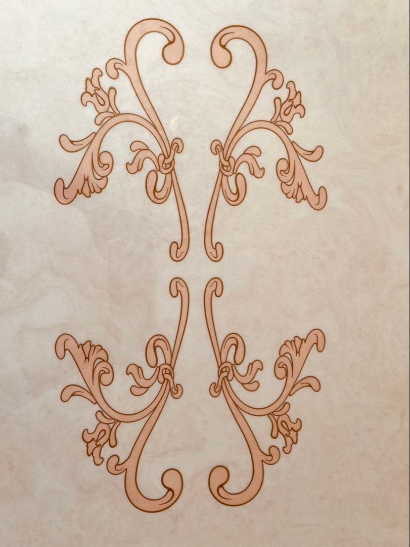 サルタレッリフローレンス ダイニングテーブルアイボリー イタリア 145cm