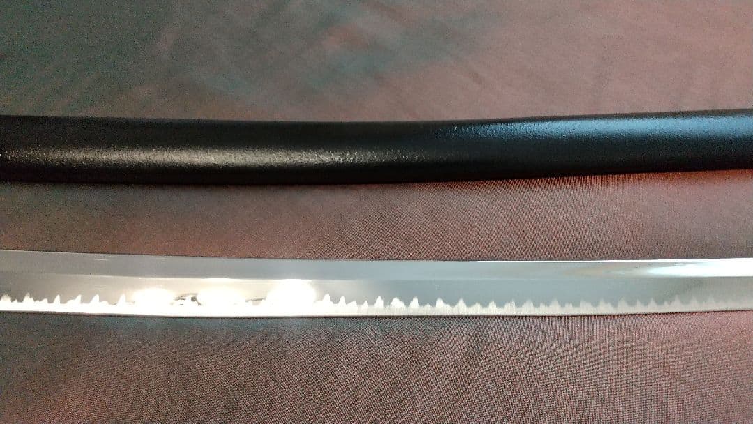 【鶴姫一文字風】模造刀 尖り互の目刃 刀剣 喰出し鍔 模擬刀 上杉謙信