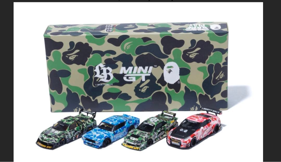 A BATHING APE x LIBERTY WALK 6台セット