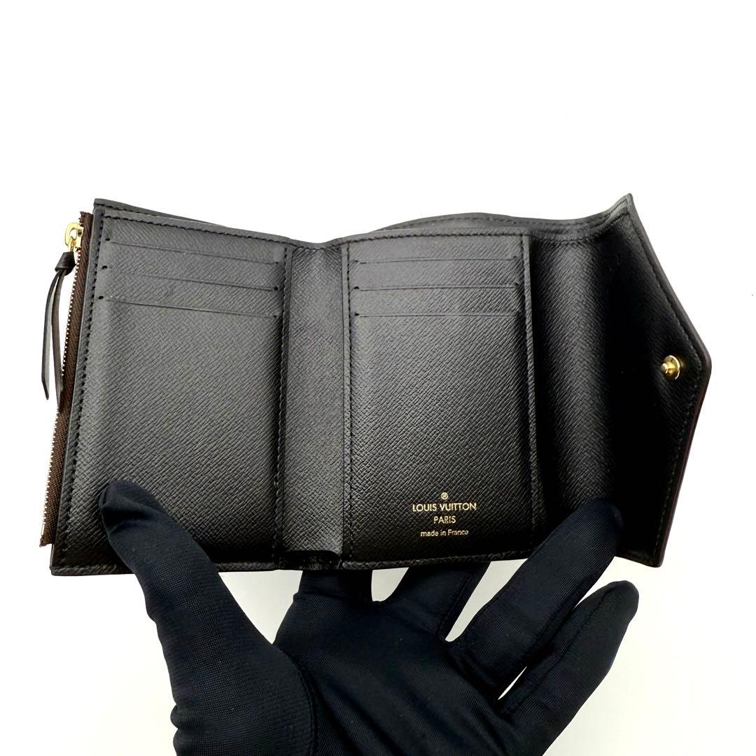 極上美品　ルイヴィトン　ヴィクトリーヌ　リバース　三つ折り財布