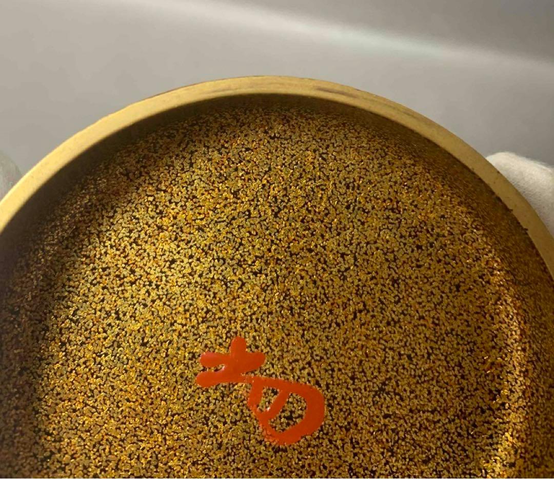 茶道具　海島鶴蒔絵大棗　裏千家　淡々斎　お書付