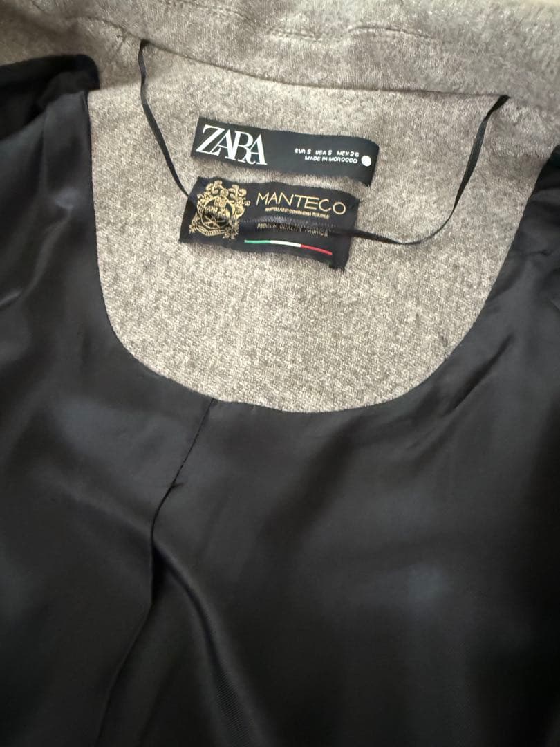 ZARA MANTECO社 プレミアム　ダブルチェスターコート S