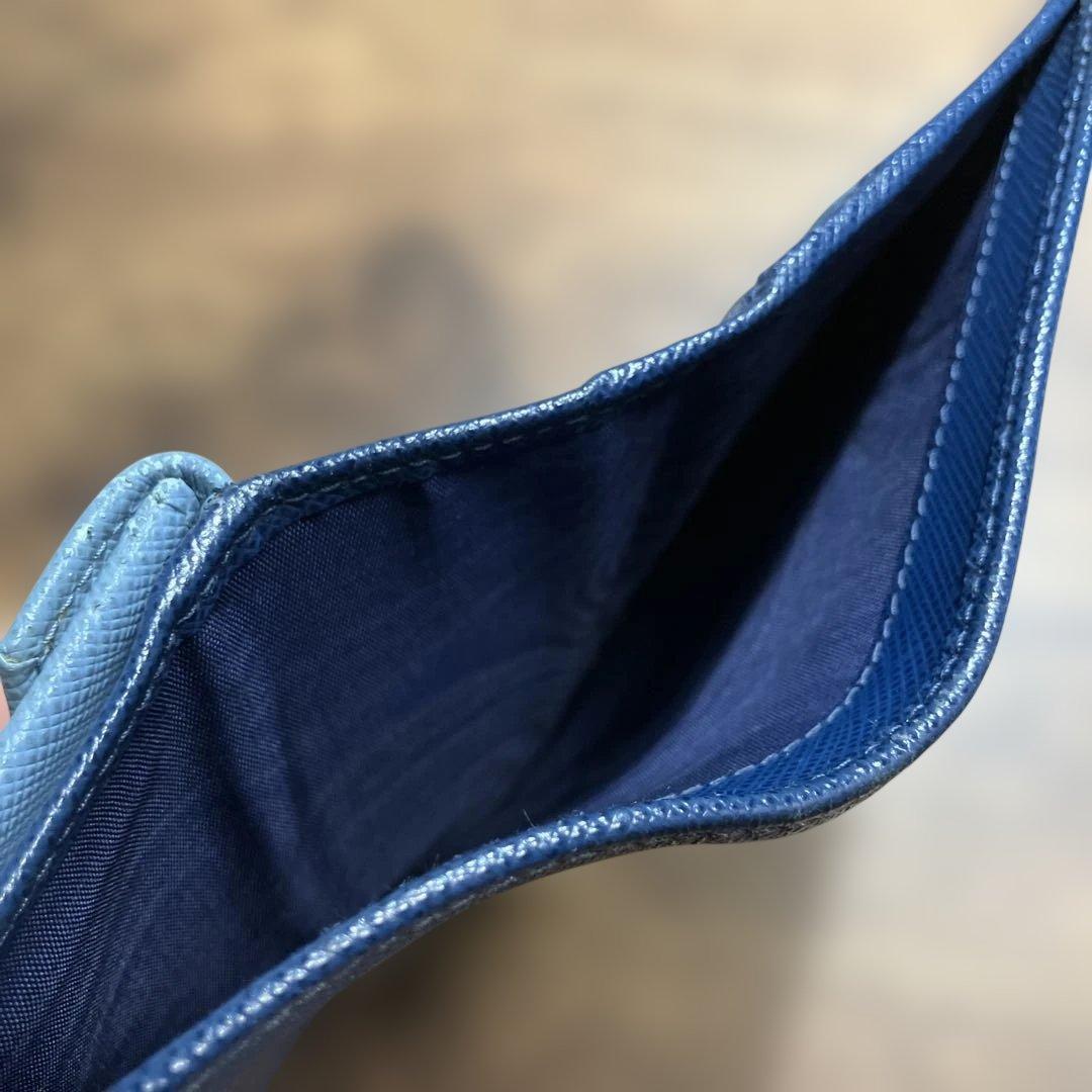 【早い者勝ち】PRADA SAFFIANO バイカラー 二つ折り財布