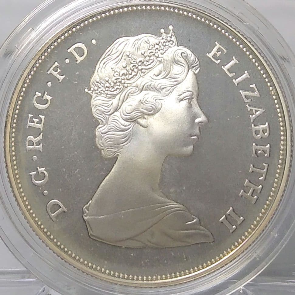 1980 クイーンマザー 生誕80年記念 25ペンス 銀貨⑤