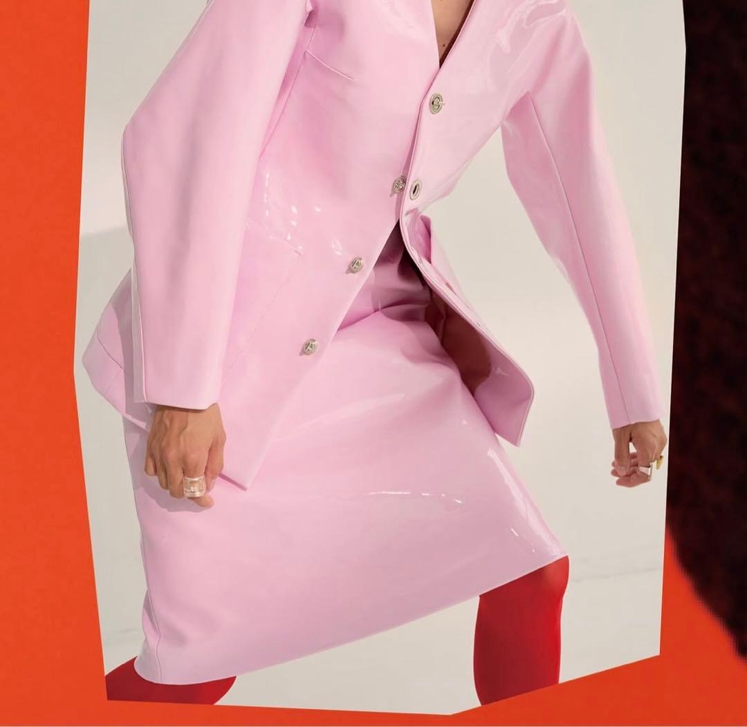 【FUMIKA_UCHIDA】pvc素材スカート