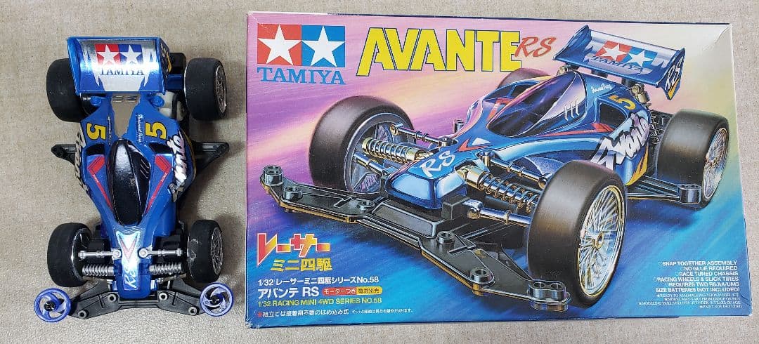 【組み立て済み】タミヤ　ミニ四駆　アバンテRS