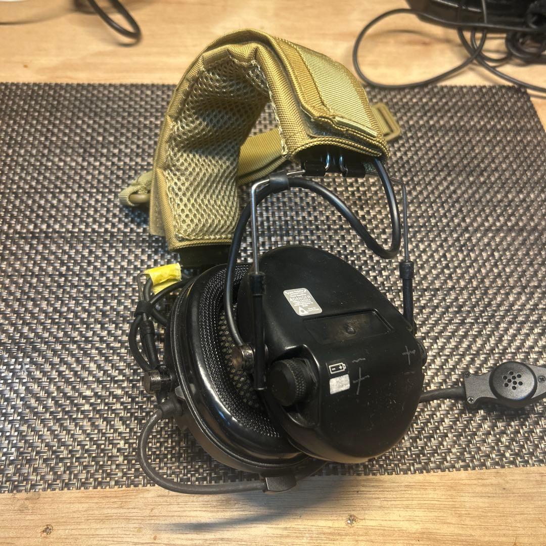 タクティカルヘルメット　ヘッドセット