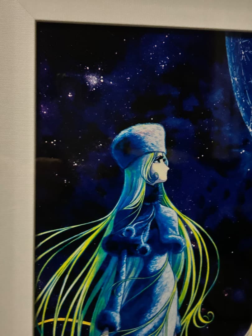 松本零士銀河鉄道999メーテルレジェンドVoyage直筆サイン　版画ピエゾグラフ