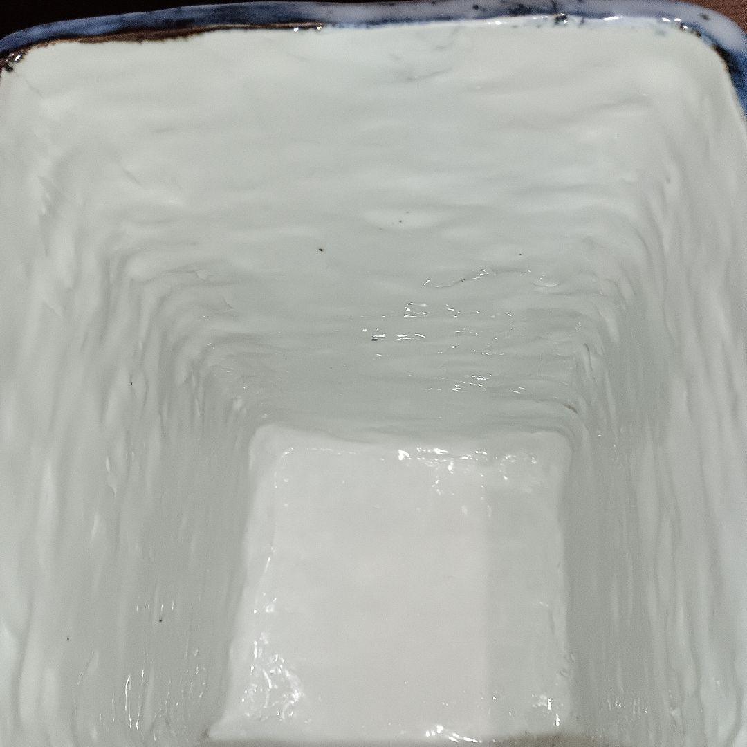 佐藤勝彦 陶器 花瓶 【天地悠遊】 四角形 大型 花器 筆文字デザイン 　希少