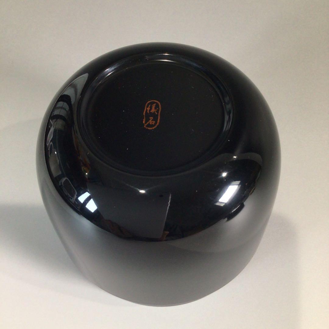 Ｐ３５９　棗　『八雲塗』『円後渓石作』『菊桐蒔絵』『大棗』　共箱　茶道具