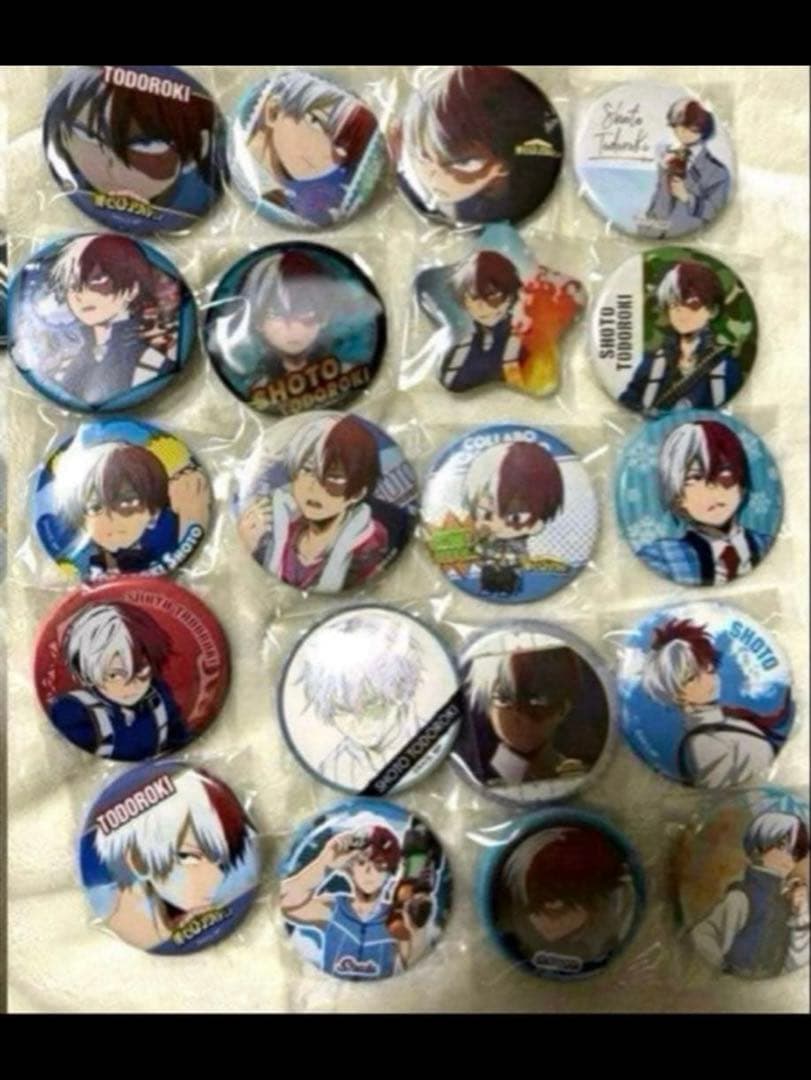 【まとめ売り】僕のヒーローアカデミア ヒロアカ 轟焦凍 缶バッジ ポストカード
