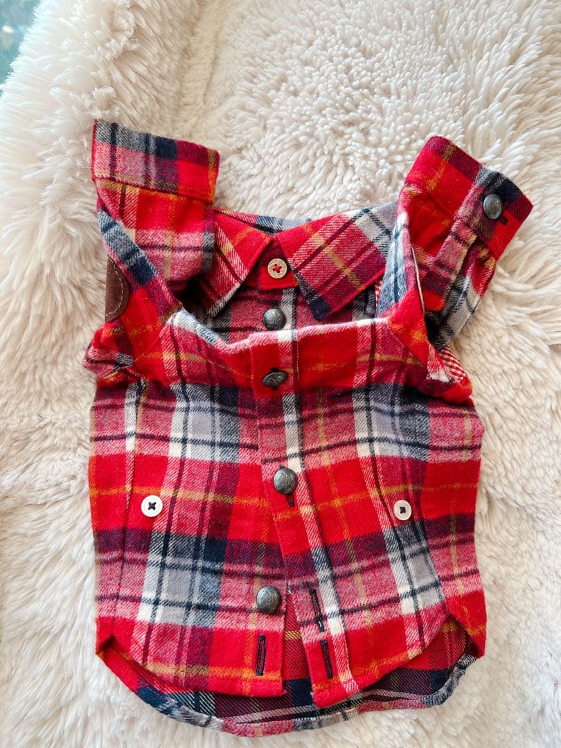 希少❣️試着のみ❣️受注会オーダー品 めちゃ可愛い❣️ネルシャツ2ハーフ