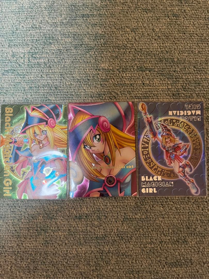 遊戯王　ブラックマジシャンガール　特典カード　3種セット
