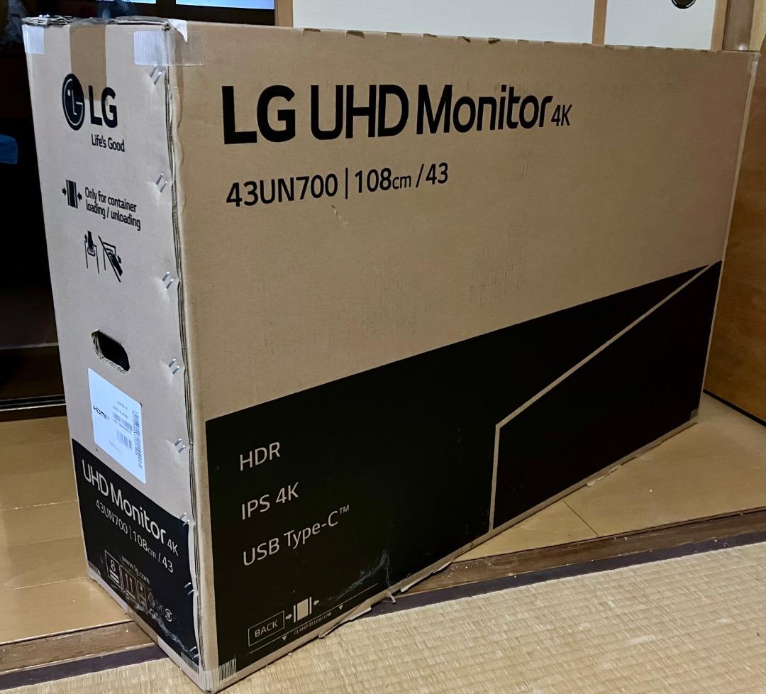 LGモニターディスプレイ43UN700-BAJP 42.5インチ