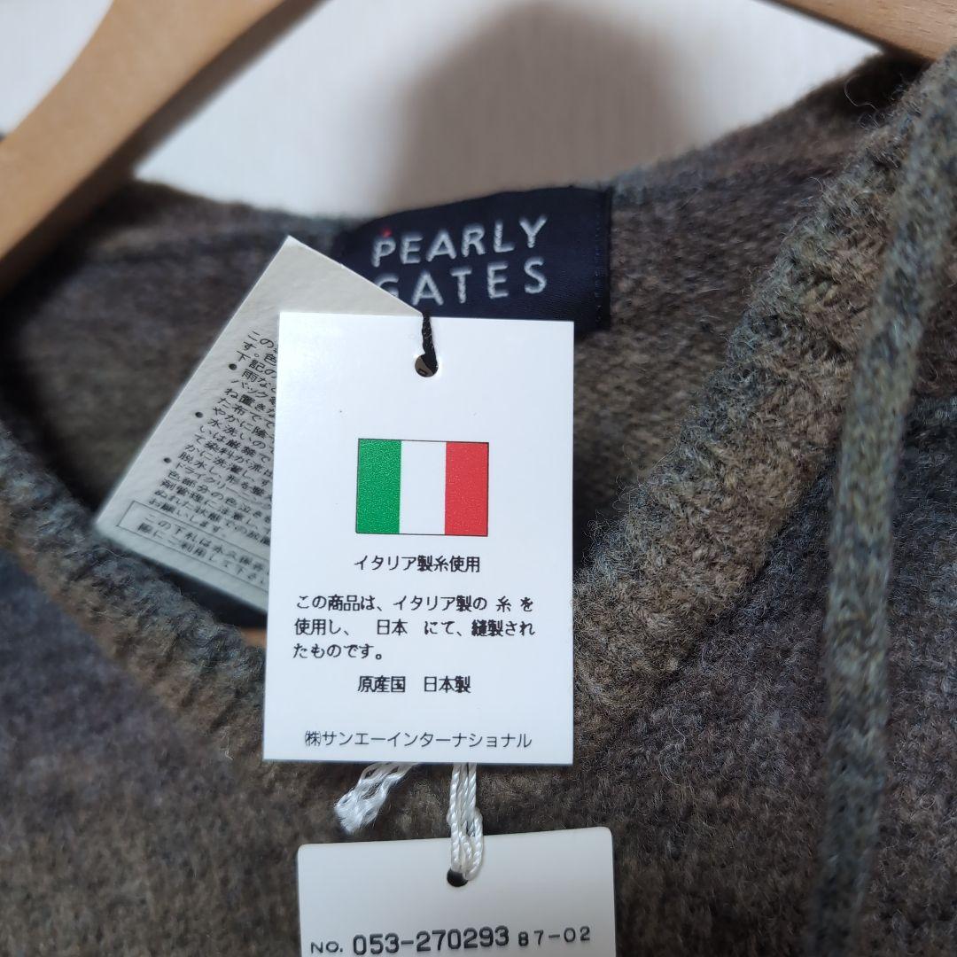 タグ付き新品　Pearly Gates パーカー　　M相当　パーリーゲイツ