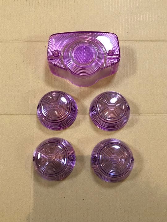 CB750Four テールレンズ　ウインカー　セット　紫色　K0 K1 クリア
