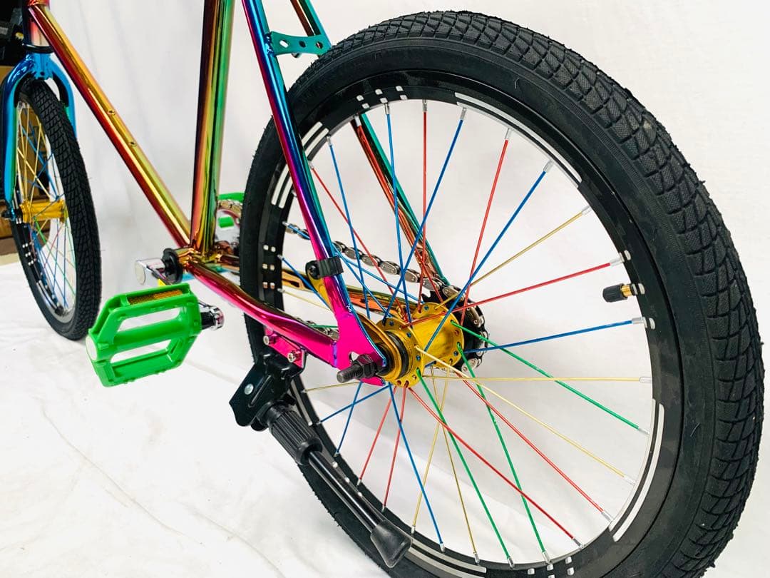 【新品】送料無料 多彩カラーシフト自転車ミニベロ9.3キロ小径車バックブレーキ