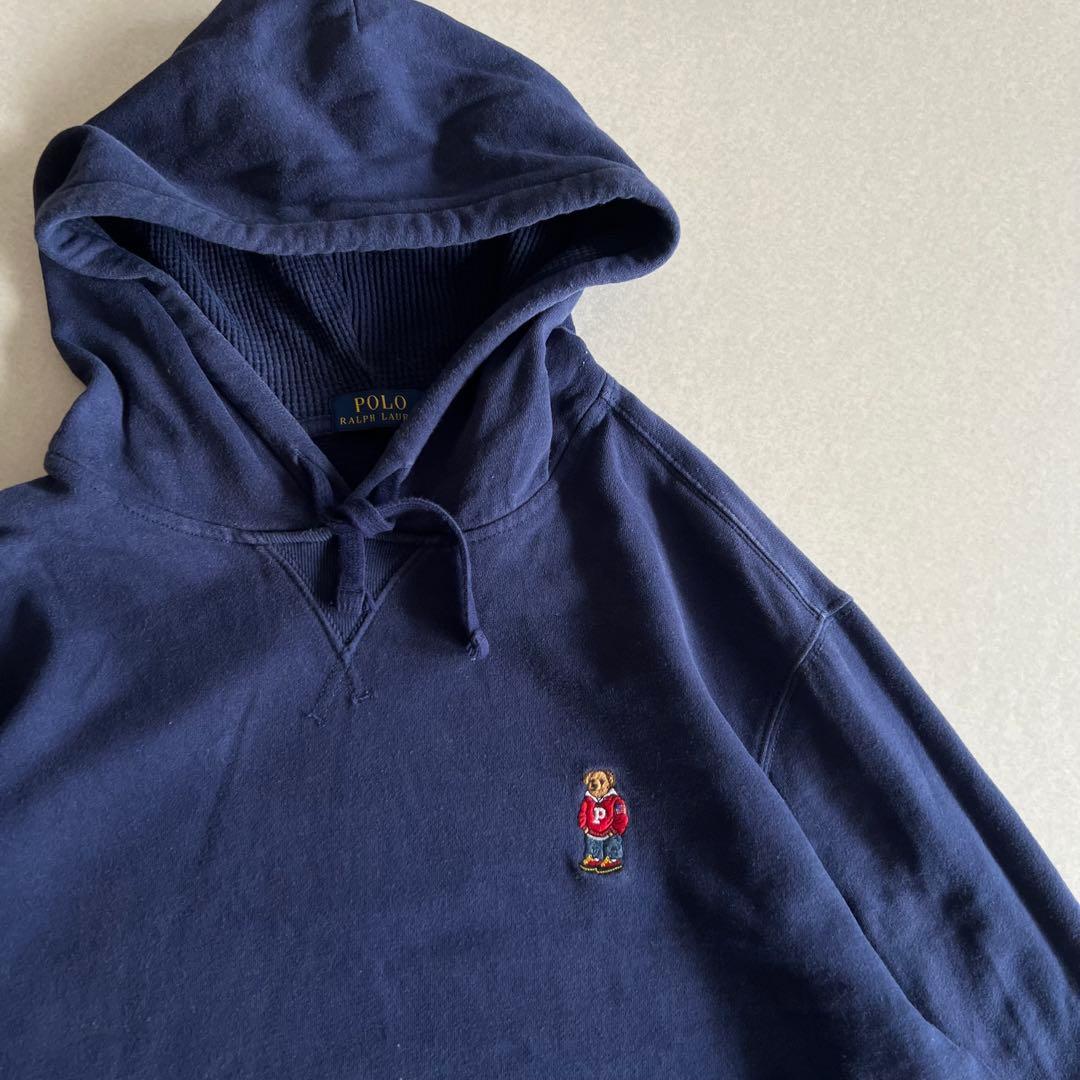 ポロ ラルフローレン ポロベア パーカー フード XL