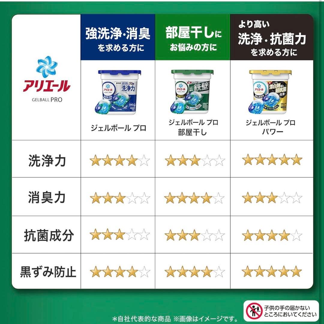 アリエール グローバルプロ 110個入り×2袋 部屋干し用