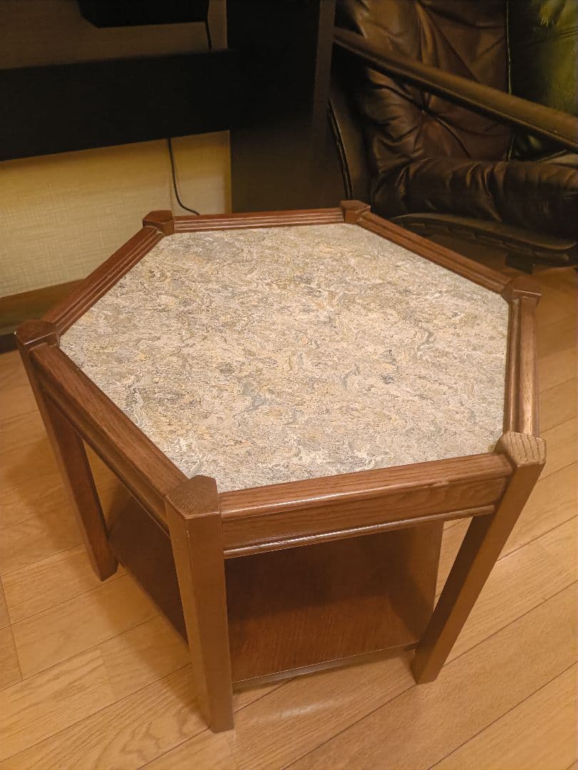 BROOKS HEXAGON TABLE ブルックス ヘキサゴンテーブル　グレー