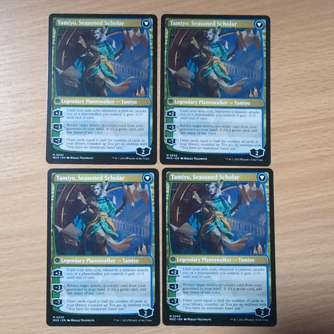 知りたがりの学徒、タミヨウ　英語版　４枚セット