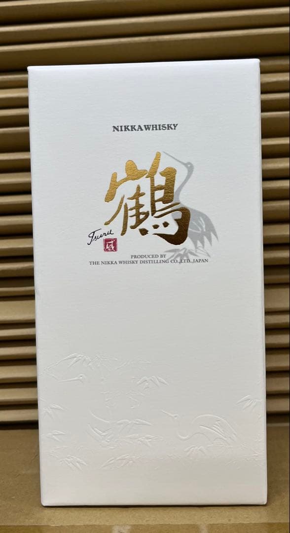 古酒未開栓 ニッカウヰスキー 鶴 700ml アルコール43%箱付き