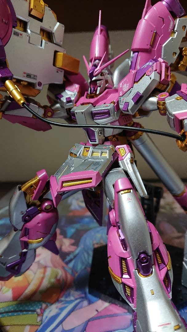 塗装完成品 RG Hi-νガンダム ハイパーメガバズーカランチャー